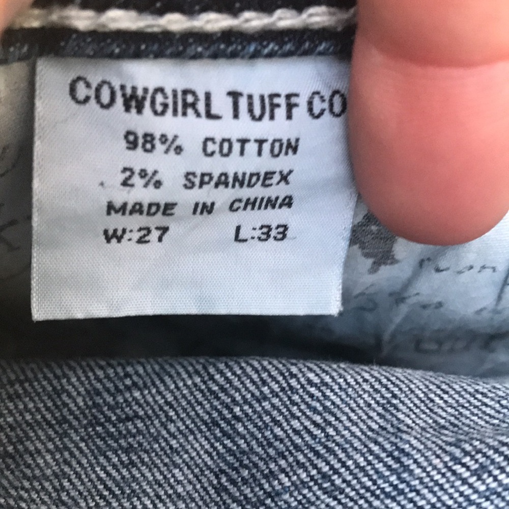 Cowgirl Tuff Co. OMG Acid Wash Bootcut Jeans - Picture 5 of 13